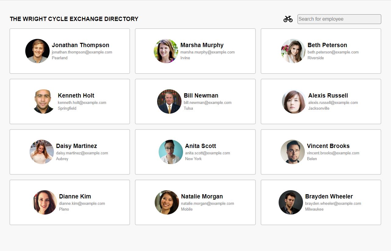 Web Application Dashboard